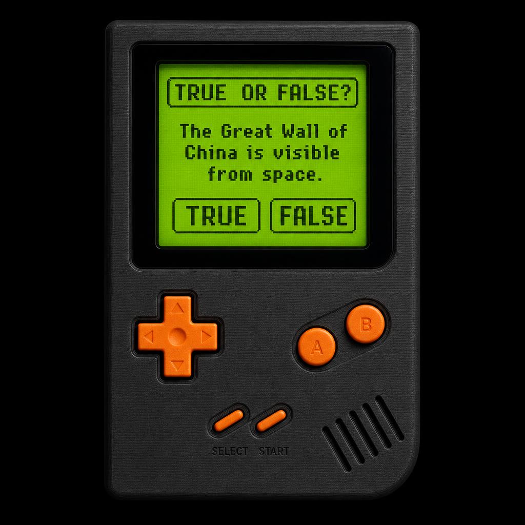 WhizArc playing TRUE OR FALSE